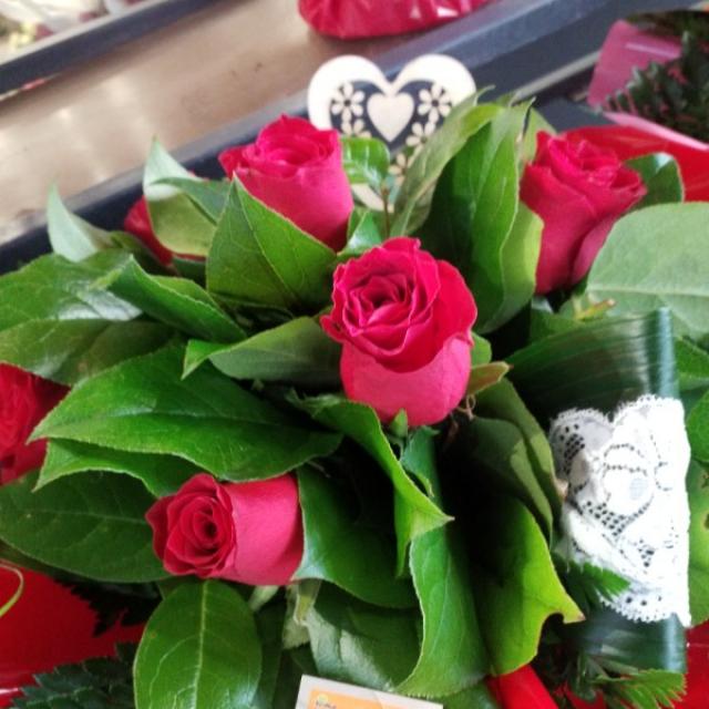 Le bouquet de rose rouge, pour une Saint Valentin pleine d'amour